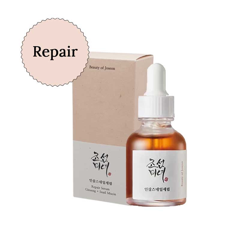Repair Serum : Ginseng + Snail Mucin Repair Serum : Ginseng + Snail Mucin